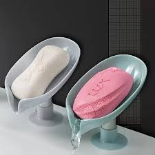 🧼 Luxury Mint Soap Dish with Self-Draining Design – Stylish Bathroom Soap Holder