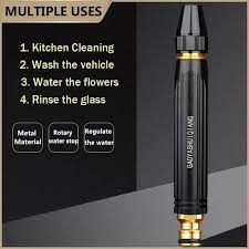 Premium High-Pressure Water Jet Nozzle – Adjustable Spray Hose Attachment for Car, Garden & Home Cleaning