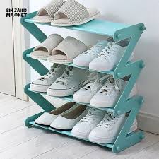 Foldable Shoe Rack 9 Pairs – Space Saving Portable Shoe Organizer | Multi-Layer Collapsible Shoe Stand for Home, Bedroom & Entryway